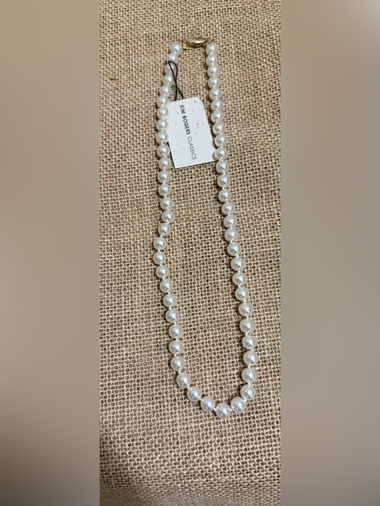 Classic Jewelry - Classic Pearl Bead Necklace - White